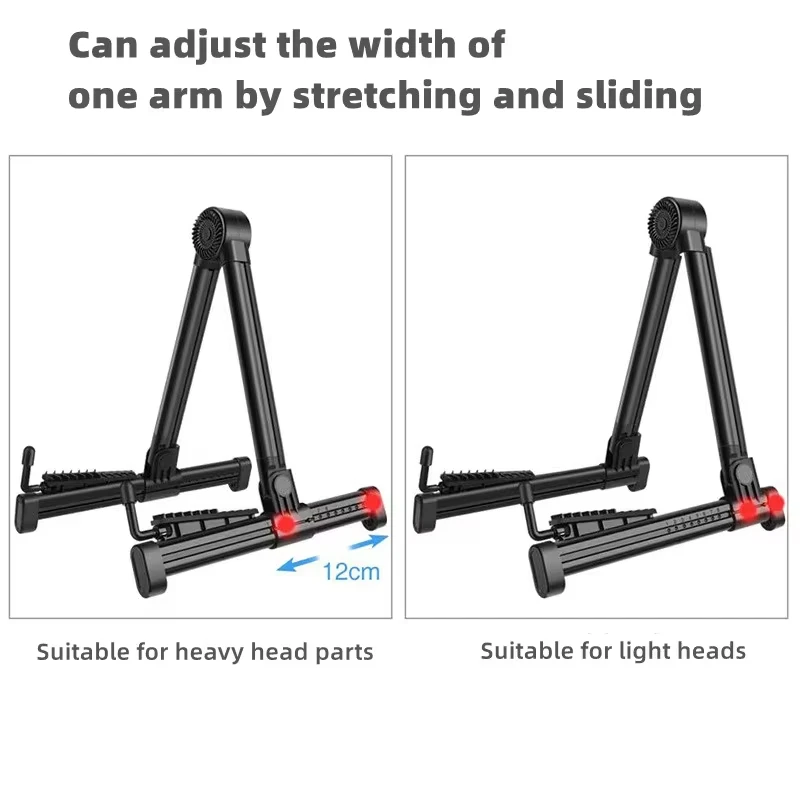 Miwayer-Foldable Lightweight Guitar Stands, Universal ABS Instrument for Classic Acoustic Electric Bass, Banjo, Portable Ukulele