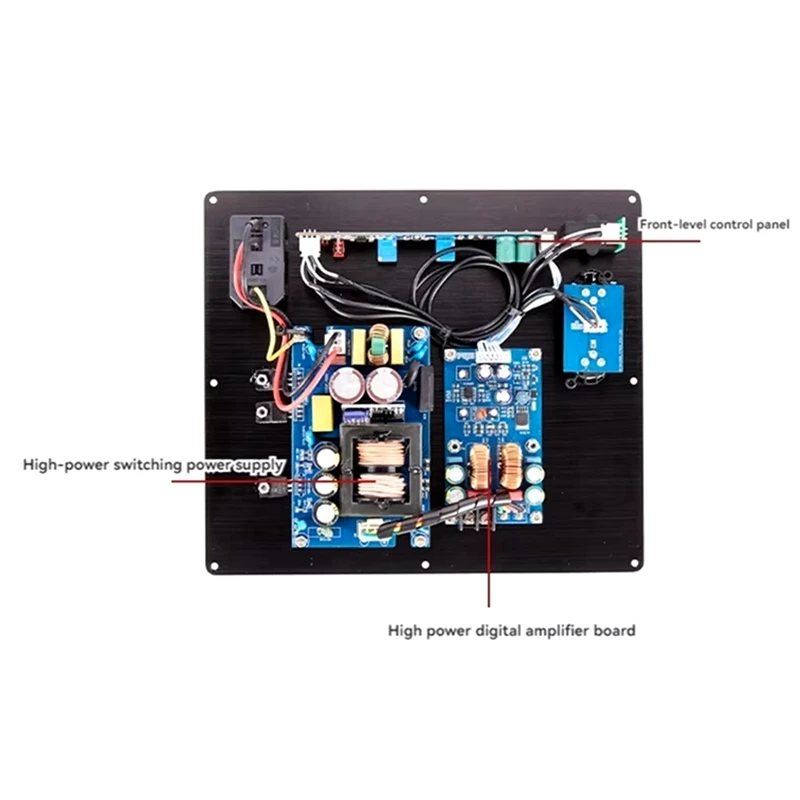New Upgrade TPA3255 Subwoofer Active Speaker Amplifier Board Digital Active Amplifier Board Pure Bass Home Audio System-A22K