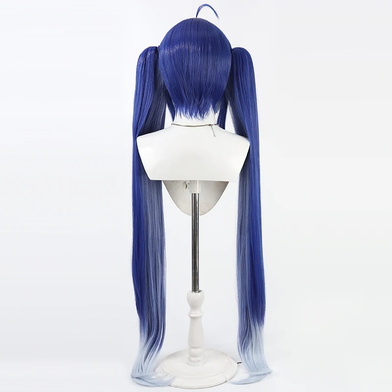 Game Wuthering Waves IUNO Cosplay Wig Halloween Party Prop Synthetic Hair Heat Resistant Fiber + Wig Cap