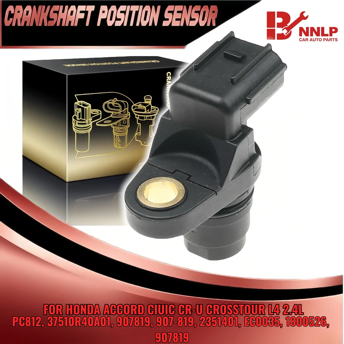 

Engine Camshaft Position Sensor PC812 EC0035 1800526 for Honda Accord Civic CR-V Crosstour L4 2.4L 37510R40A01