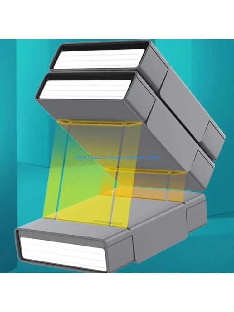 

U2JE Versatility Hard Drive Holder Accommodates 2.5Inch and 3.5Inch HDDs Solid ABS Organizers With Bracket for Safe Storage