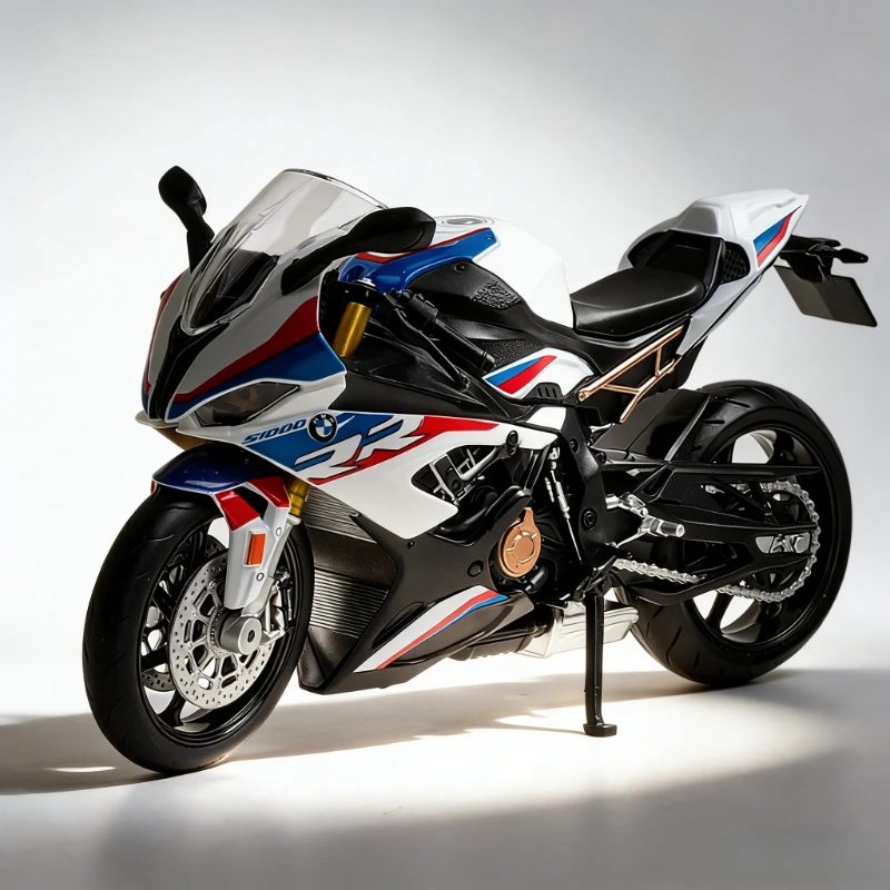 

Модель мотоцикла S1000RR из сплава, масштаб 1:12, настольное украшение, креативный индивидуальный декор, детская игрушка, подарок