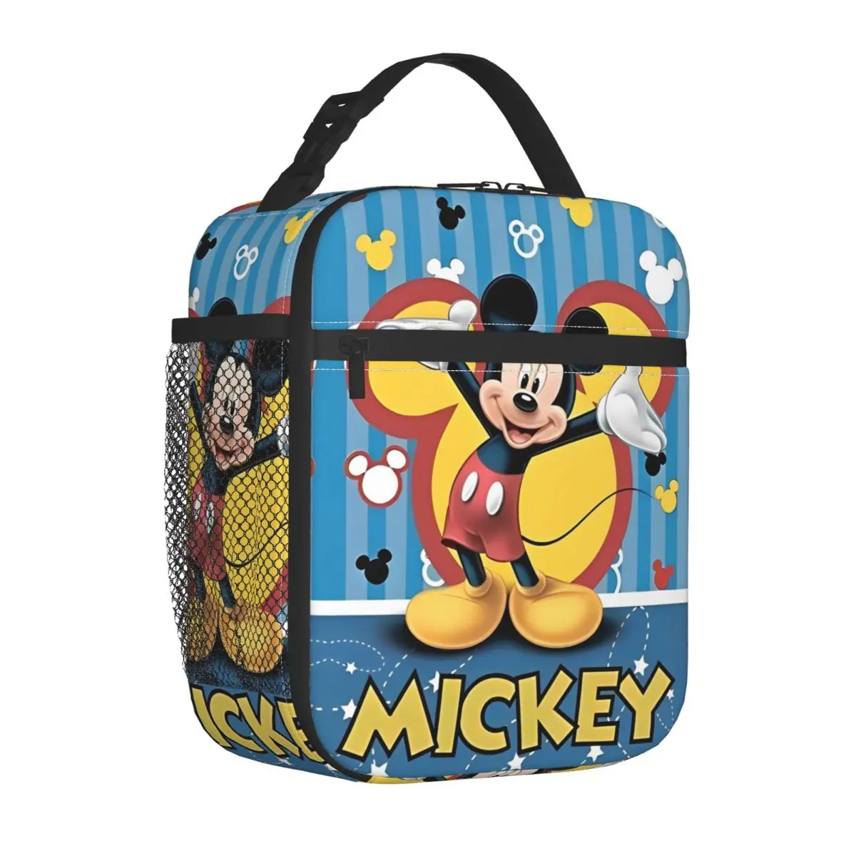 

Cartoon Anime Pattern Mickey Mouse Insulated Lunch Bags Thermal Bag Meal Container Large Tote Lunch Box Bento Pouch Work Picnic