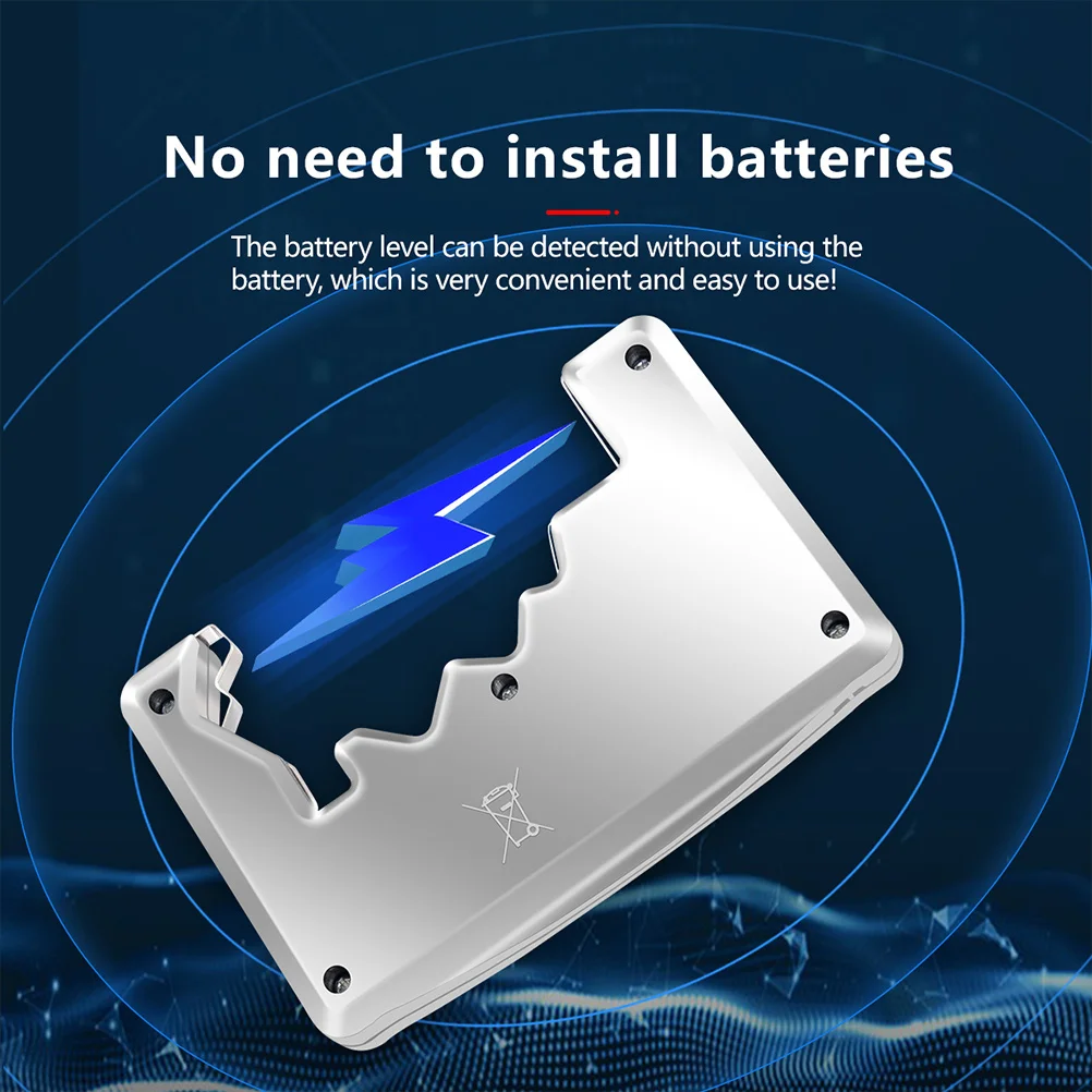 

Tester Portable Testing Tool For D 9V Batteries Universal Checker Device Abs Stainless Steel