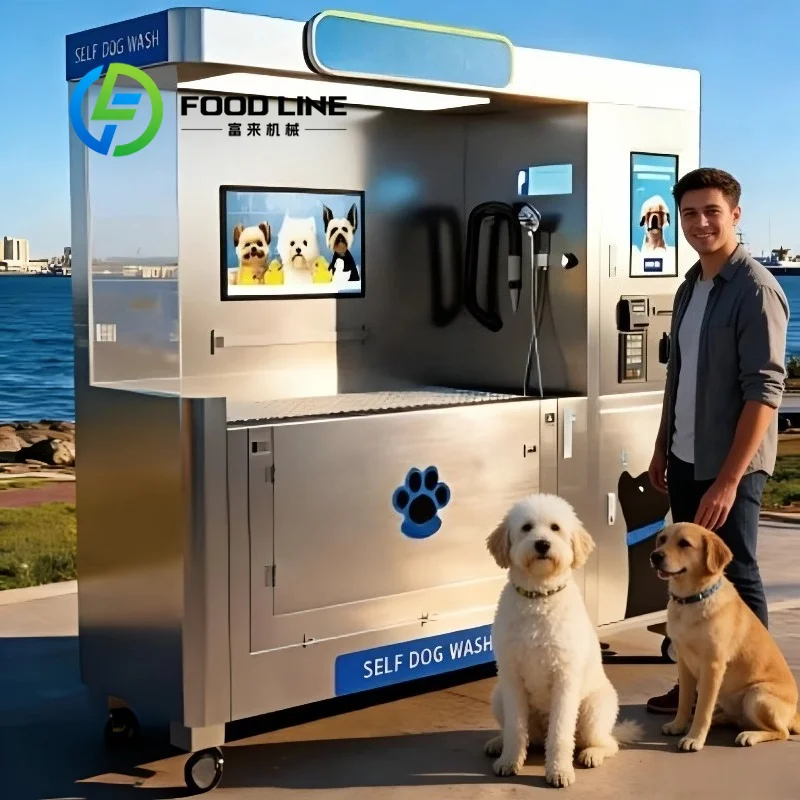Dog Washing Machine Foldable Tub Quick Drain Valve Bottom Outlet Design Apartment Balcony Pet Bathing Area Factory Price