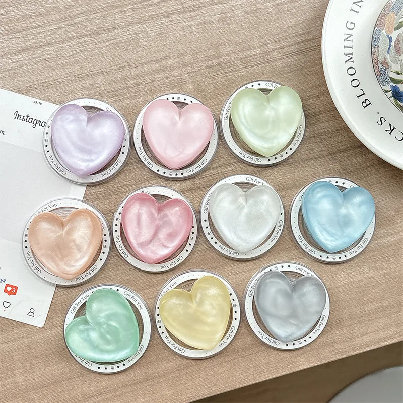 

Новый корейский магнитный блестящий однотонный 3D-держатель-подставка для телефона с кольцом-гриптом для iPhone