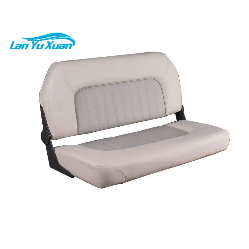 Marine Double Flip-Back 2 Persons Folding boat Bench Seats for Boat /High quality new style kin ocean boat seat furniture 4 sale