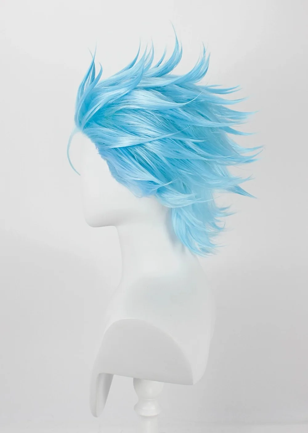 Bleach Grimmjow Jaegerjaquez Cosplay Wig Blue Spiky Anime Hair for Men Women Costume