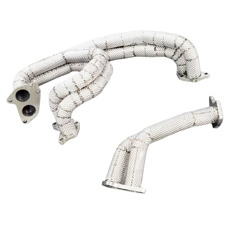 The first section of plantain manifold For Subaru Impreza WRX 2.0 2008-2016 Stainless Steel Racing Car Exhaust System Ex