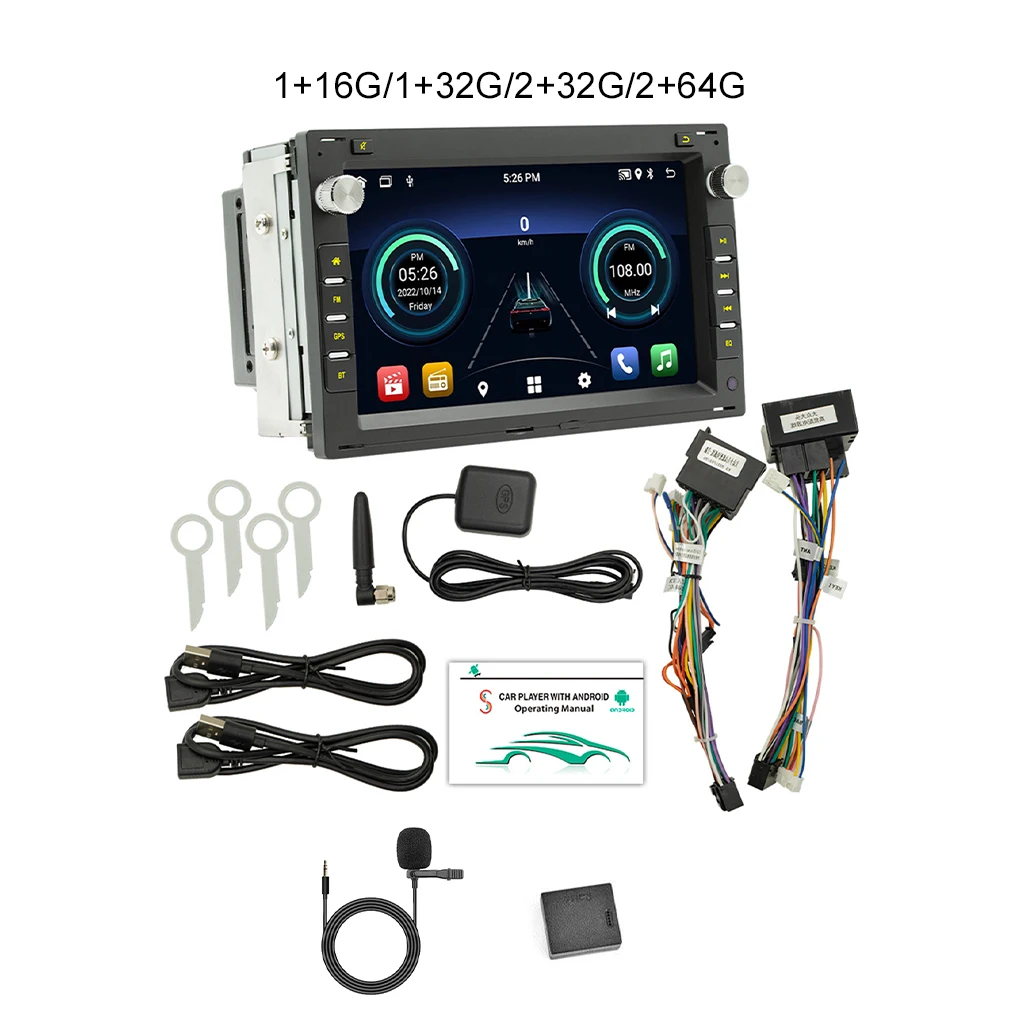 Car Radio Upgrade With G-PS Navigation And WiFi Connection WiFi-Verbindung G-PS-Navigation