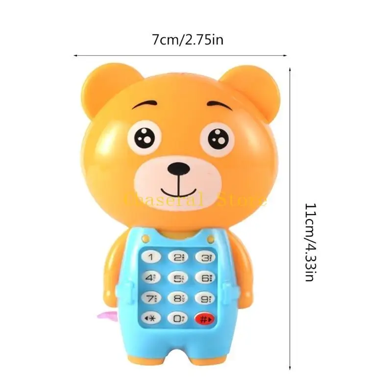 E7CE Simulation Phone Baby Toy Toy Electronic Musical Phone Toy To To Toy Toy Toddler Toy