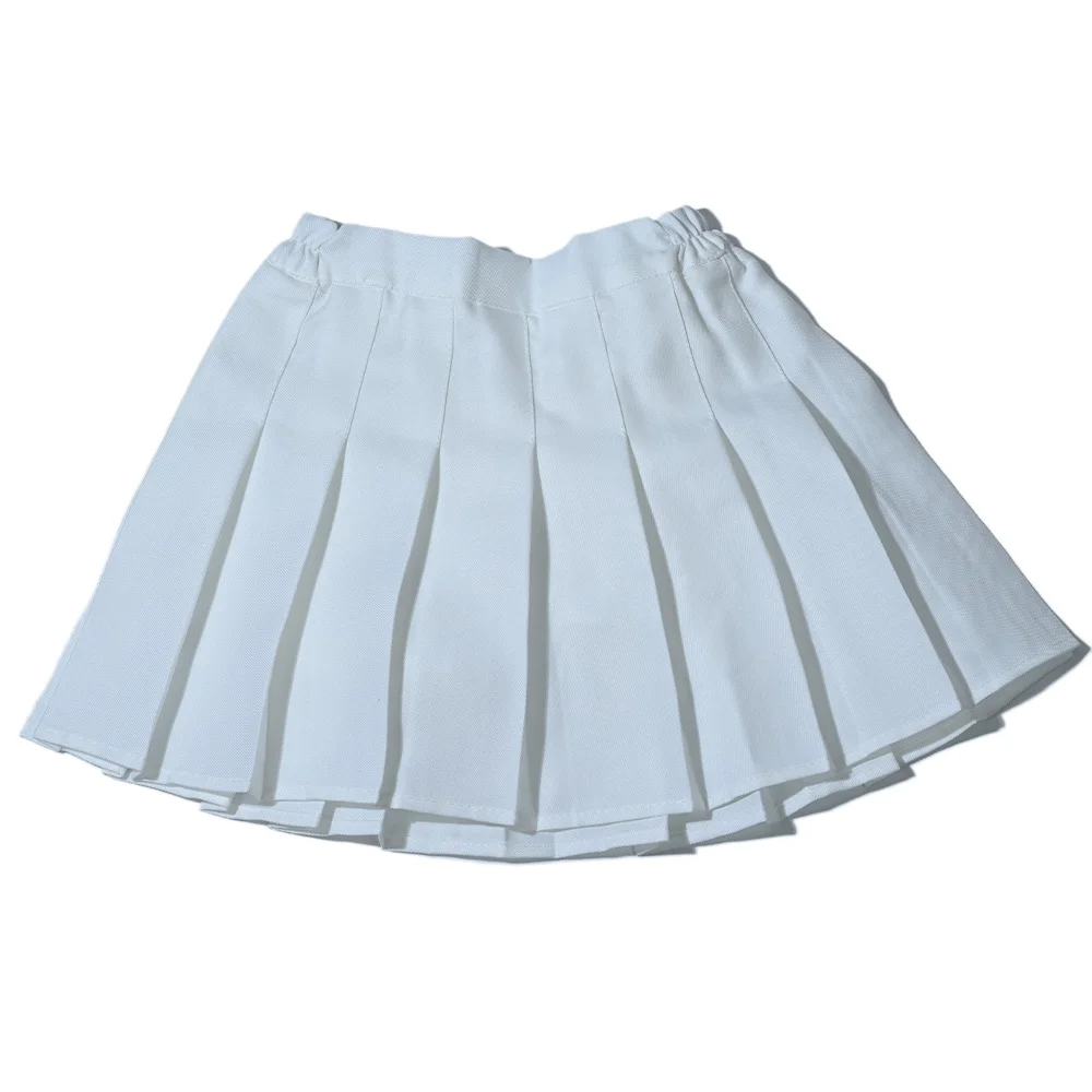 Sommer Mädchen Faltenrock Kinder Sommerrock Mädchen Miniröcke Vintage Faltenrock 3-13Y Junior Mädchen Geraffte Cullottes – Detail 9