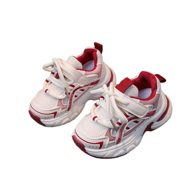 

Children Fashion Sports Shoes Boy Girl Running Leisure Breathable Outdoor Footwear Lightweight Casual Four Seasons Kids Sneakers