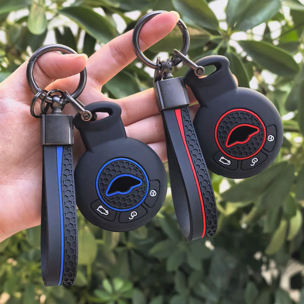 3 Buttons Silicone Car Key Case Cover For Bmw Mini Cooper S Roadster R55 R56 R57 R58 R59 Remote Protective Skin Set Accessories view 3