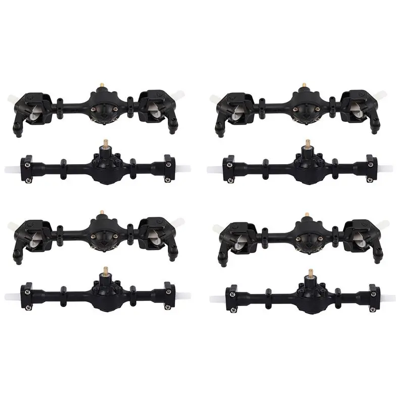 

ABXE-8Pcs Metal Gear Front & Rear Axle Bridge Replacement For WPL B1 B14 B24 C14 C24 C34 C44 1/16 RC Car Spare Parts