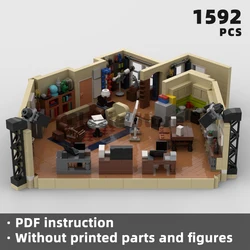 iconic TV show takes place apartment diorama bricks fans collector blocks movie scene moc building downtown townhouse house