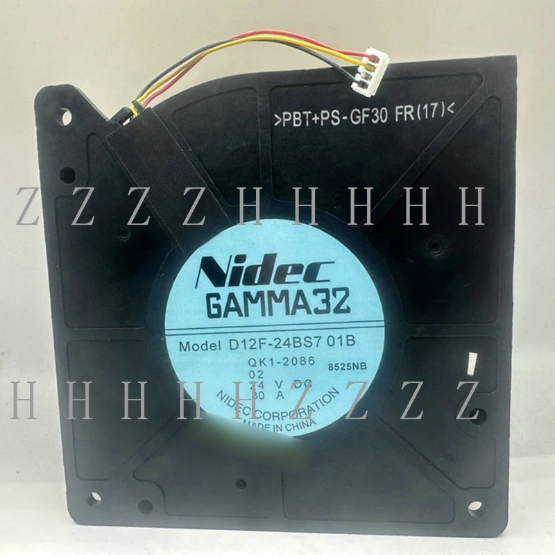 

Z 1 шт. Новый вентилятор охлаждения Nidec D12F-24BS7 01B 24V 0.30A, 3-проводной # QW