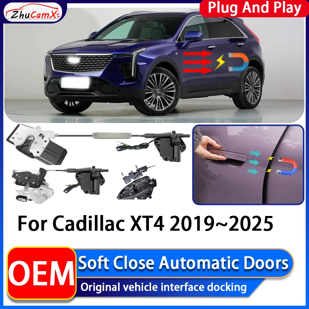 

ZhuCamX OEM Electric Suction Power Soft Close Car Door Automatic Door Closing System For Cadillac XT4 2019~2025