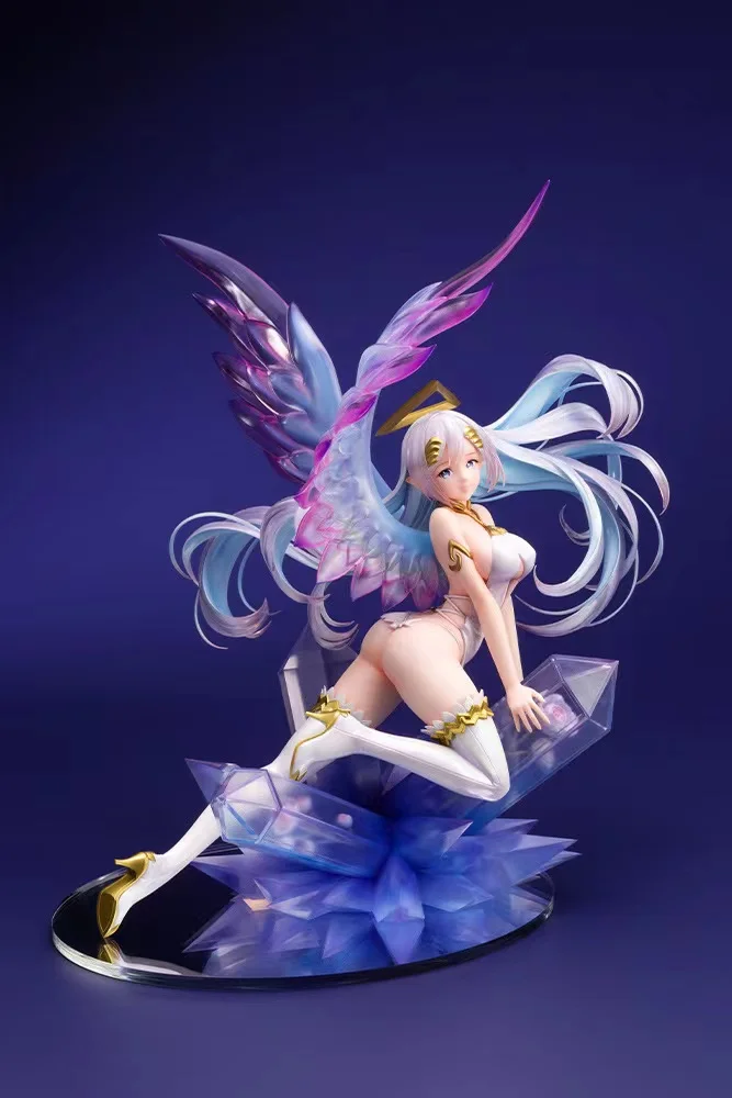 Original KOTOBUKIYA Fantasy Art Museum Verse01 Crystal Angel Aria anime Figure PVC Collectible Model Toy Ornaments Desktop