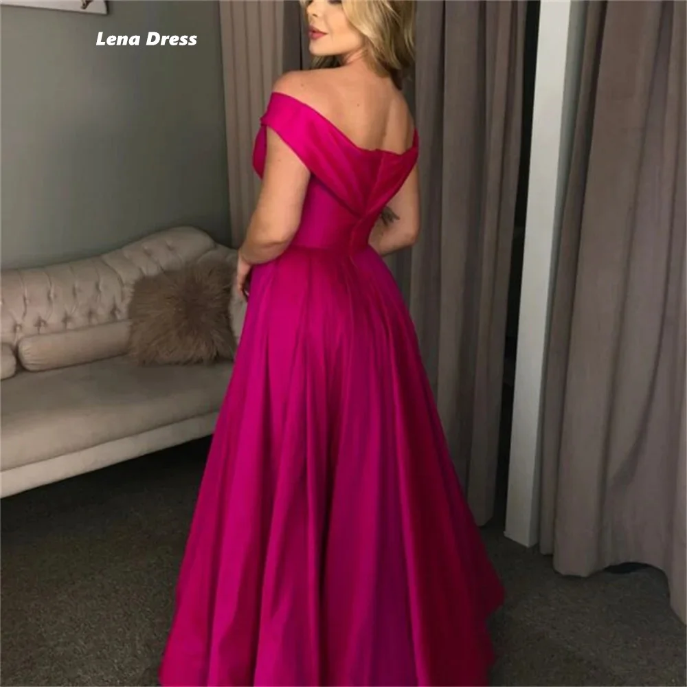 Lena Side Slit Elegant Evening Dresses for Women Luxury Evening Dresses 2024 Women V-neck Long Skirt Graduation Dress Es Party