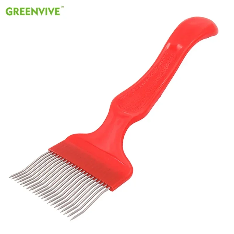 Beekeeping Tool 21 Pin Bee Honey Forks Straight Needles Honey Uncapping Forks Stainless Steel Honey Sparse Rake Shovel Comb