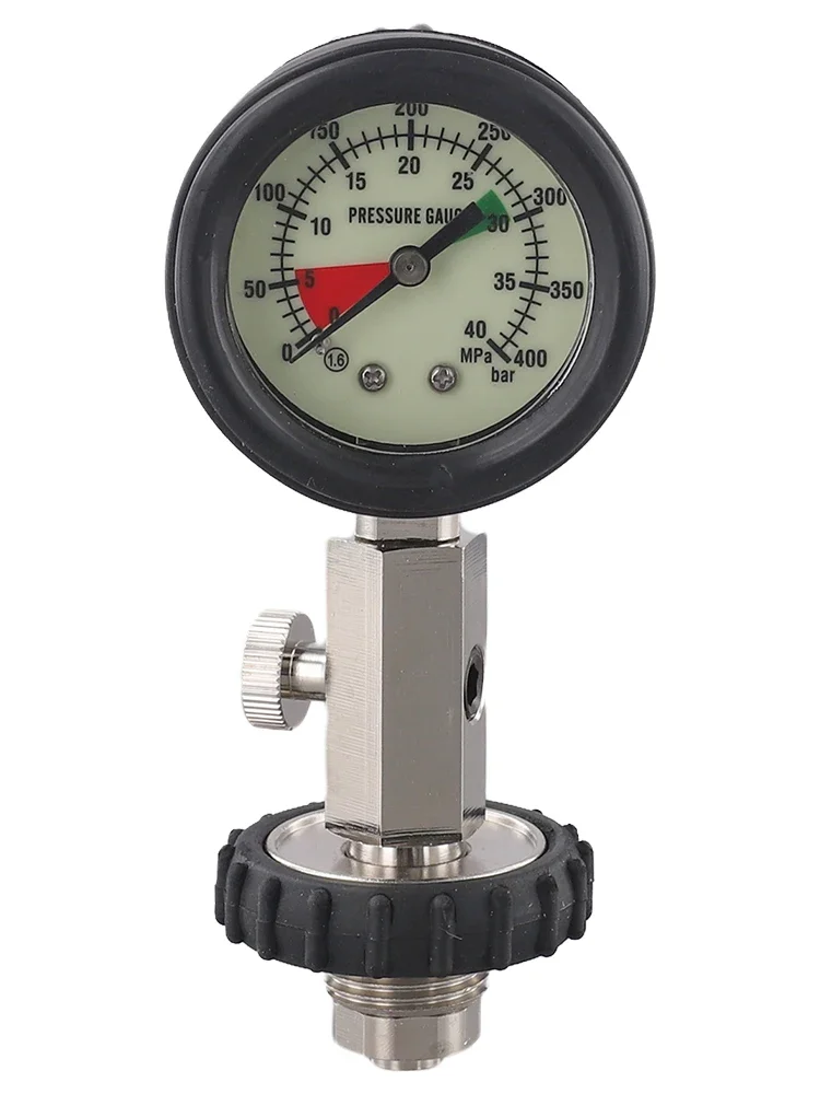 Diving Equipment Safety Monitoring Scuba Diving Pressure Gauge Portable And Lightweight Stainless Steel Material