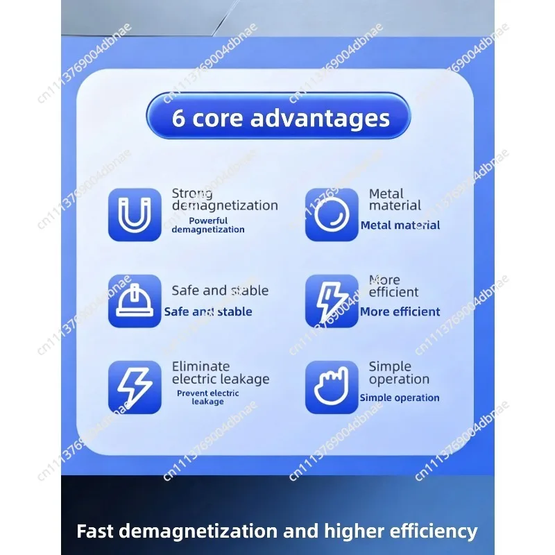 TC-1 TC-2 Strong Metal Demagnetizer Built-in thermal overload protection switch TB60 handheld demagnetizer