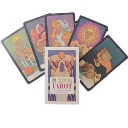 Le carte dei tarocchi essenziali A 78 Oracle English Visions divinazione Edition Borad Playing Games