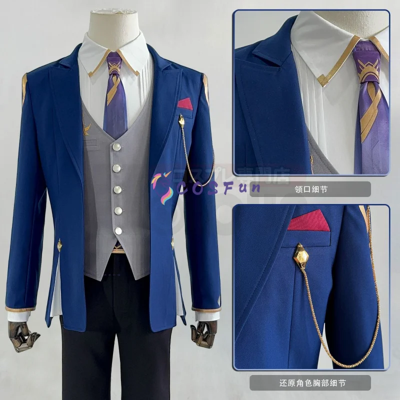 

For All Time Clarence Cosplay Costume Campus Suit Cos Game Anime Party Uniform Hallowen Play Role Clothes Clothing COSFun