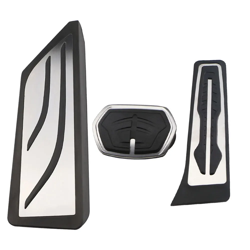 Car Accelerator Pedals for BMW X1 X2 F48 F39 F45 F46 F40 1 2 Series MPV 220i LHD Brake Pedal Cover Stainless Steel