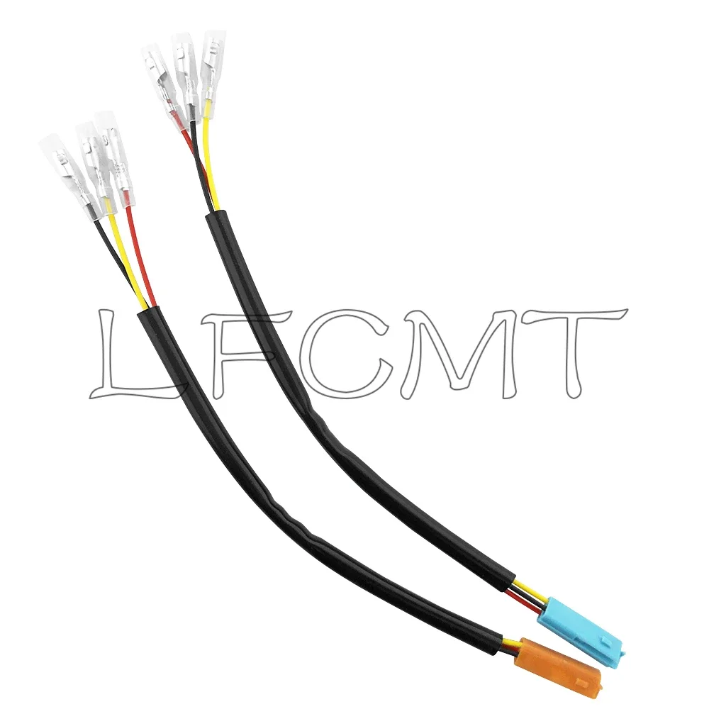 3Pin Front Turn Signal Wiring Adapter Connector Fit for HONDA CB 125R 150R 300 650 F/R 400 500 F/X 1000R NC750 REBEL CMX 300 500