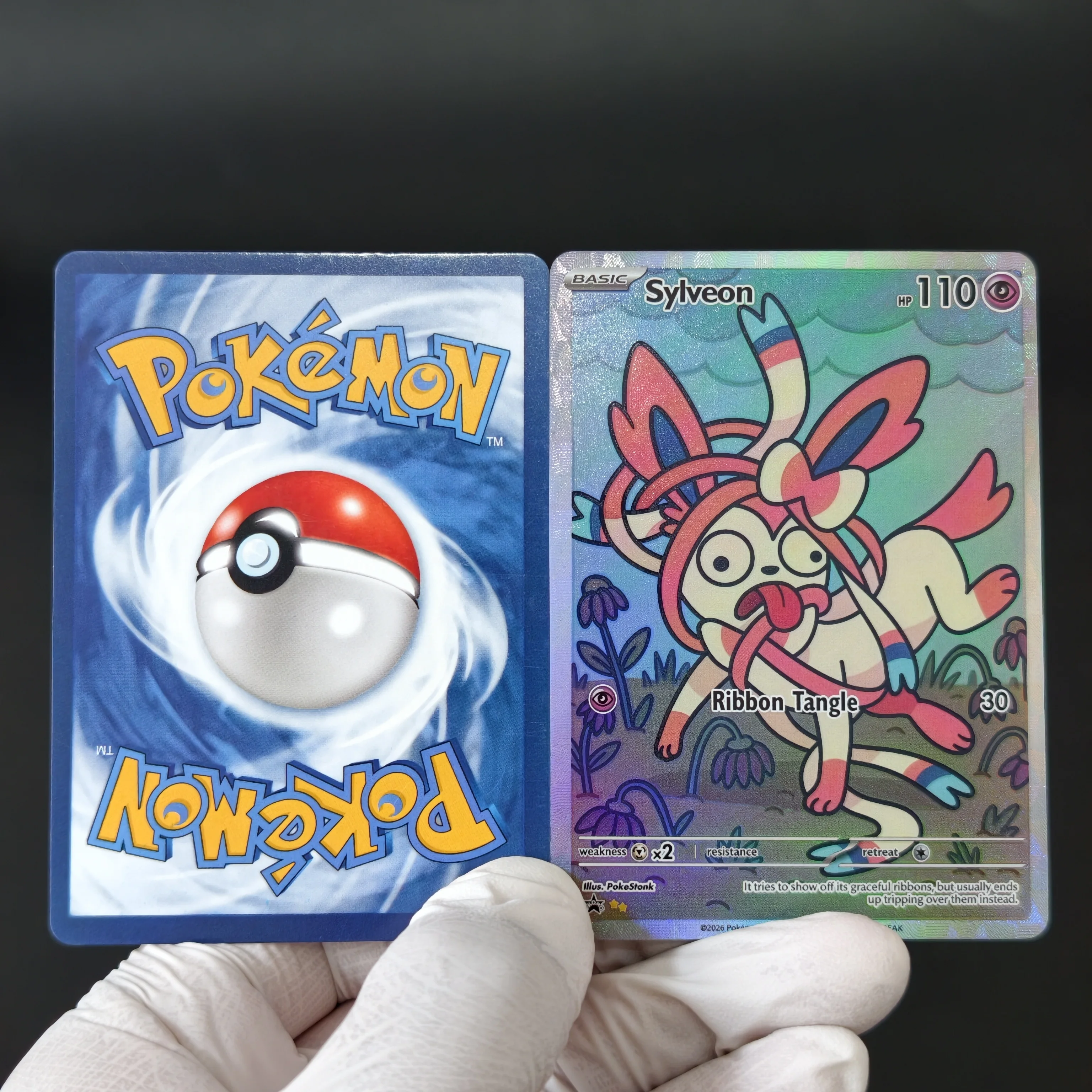 9Pcs/Proxy TCG Card PKM Cute Eeveelutions Eevee Vaporeon Leafeon Glaceon Espeon Umbreon Sylveon Collectible Game Cards