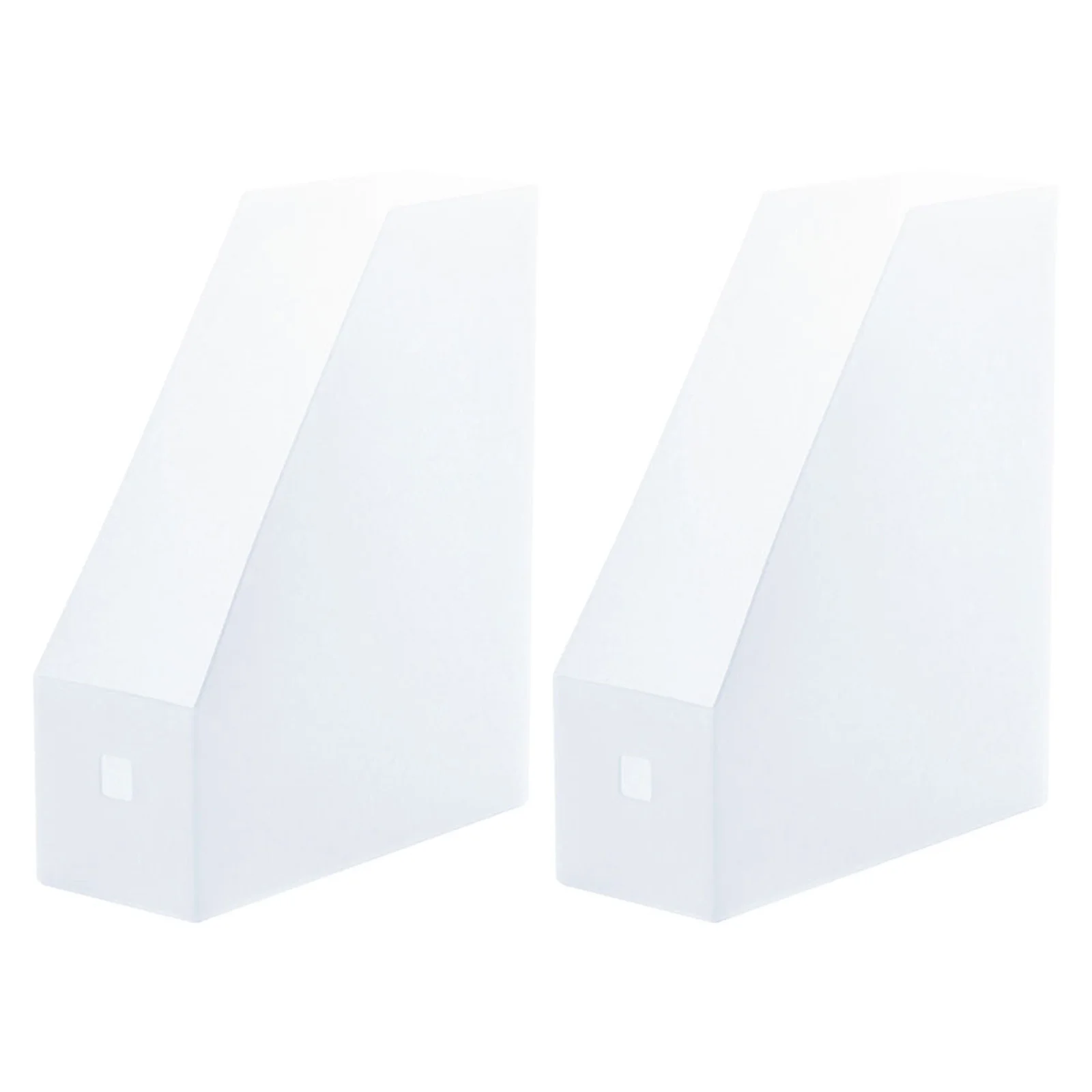 

2pcs Desktop Document Rack Transparent Plastic File Organizer For Office Home Study Room Storage Shelf Vertical Bookshelf Holder