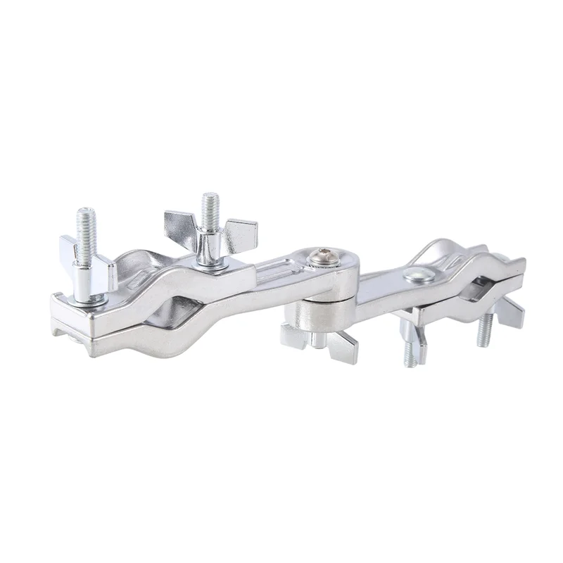 

Drum Cymbal Arm Rod Clip Drum Rack Clamp Multiuse Adjustable Cymbal Expansion Holder Drum Rack Durable Easy Install-AT20