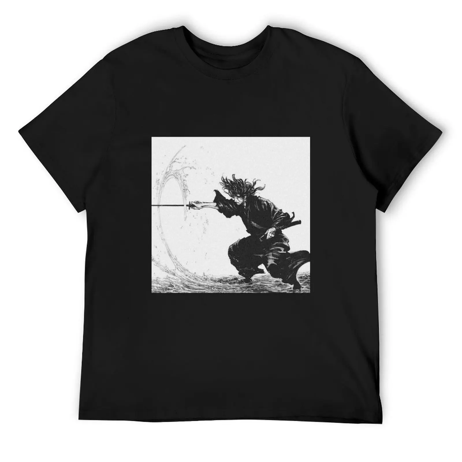 

Vagabond T-Shirt Short sleeve tee anime t shirts cotton graphic tees mens white t shirts