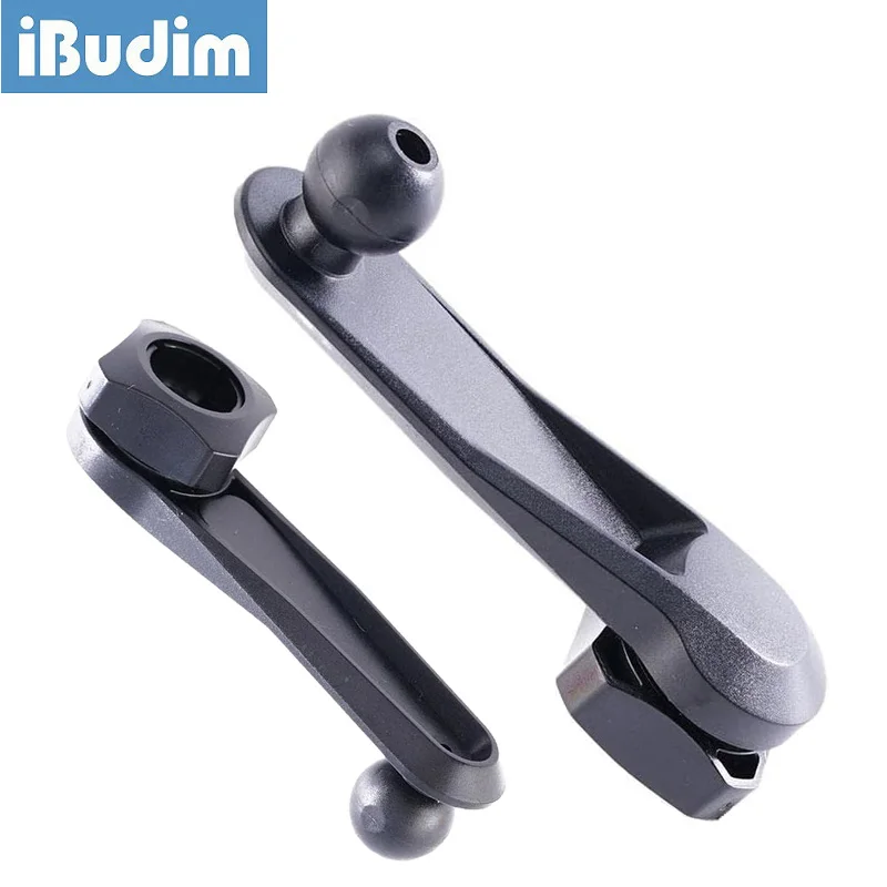 iBudim Extension Arm Compatiable with 17mm Ball Head 360° Rotation Extension Rod for Car Phone Holder Air Vent Phone Mount