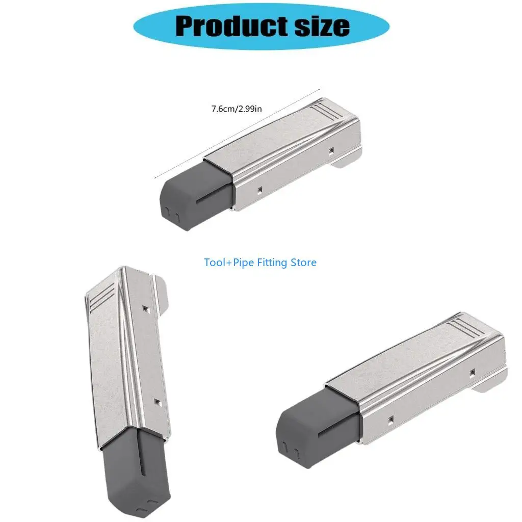 F92B 4pcs Cabinet Hinges With Quiet Close Feature Nylon Finish Easy Installion