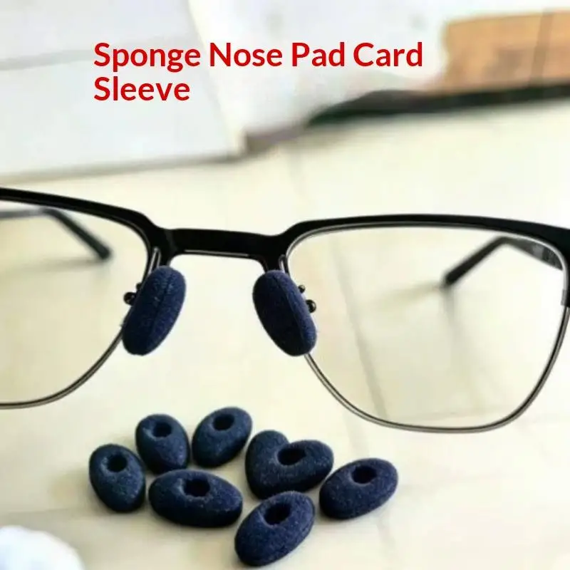 10Pairs Soft Sponge Eyeglass Nose Pads Anti‑Slip Pressure‑Relief Cushion Replacement For Spectacles Sunglasses