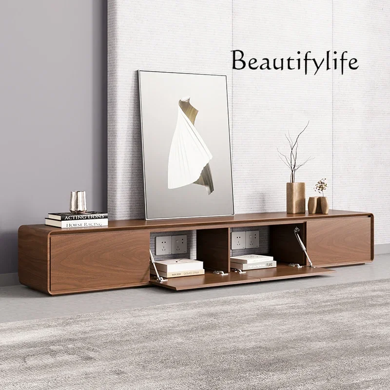 

C M Organizer Doors Modern TV Stand Living Room Design Nordic Modern Tv Table Bedroom Floor Walnut Fernsehen Tisch Furniture Hom