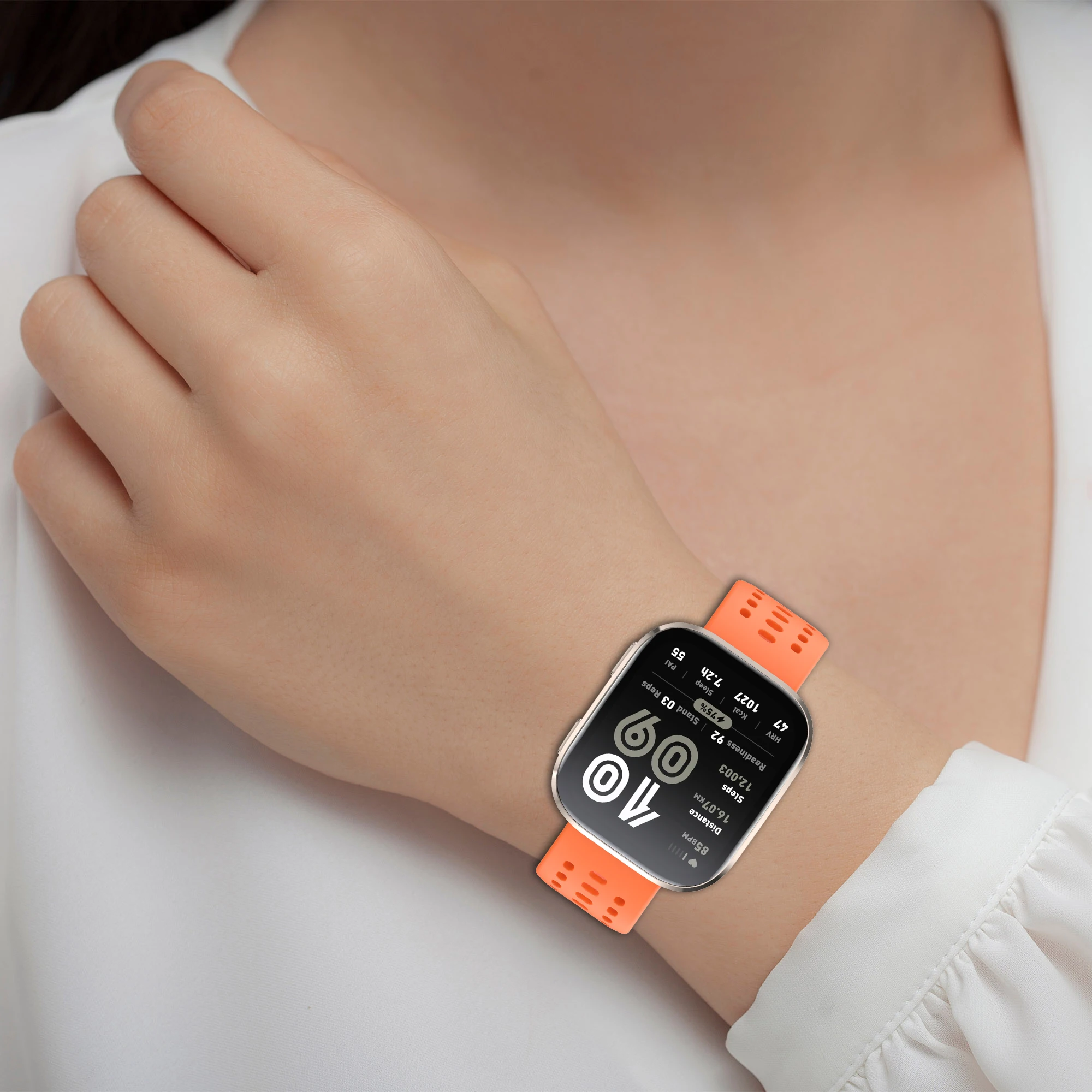Originales Silikonarmband für Amazfit Bip 6, Zubehör, Sportarmband, atmungsaktiv, weich, Armband, Correa, Pulseras für Amazfit Bip6. – Detail 15
