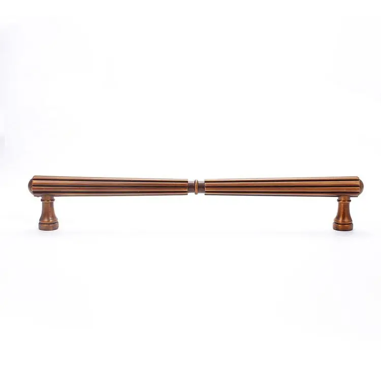 New hotel furniture pure copper large handle large volume cabinet door handle long twist handle