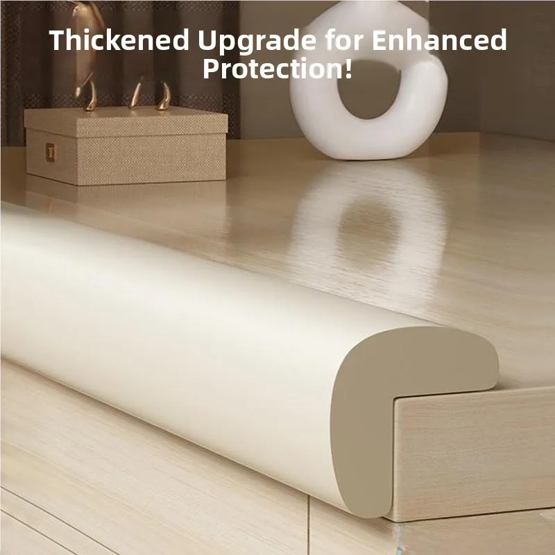 

Protective Corner Guards for Cabinets And Tables round No Tape Needed Straight Angle Anti-Colion Corner Strips