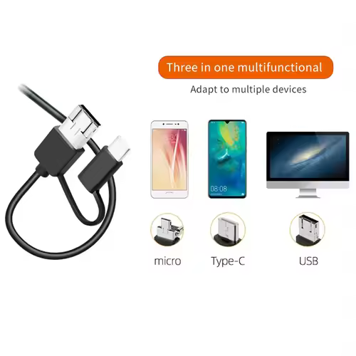 New Wired Mini Endoscope Camera 100w Pixel 8mm Lens for Android Type-C/USB Endoscope Waterproof LED Lighting Inspection Camera - Image 4