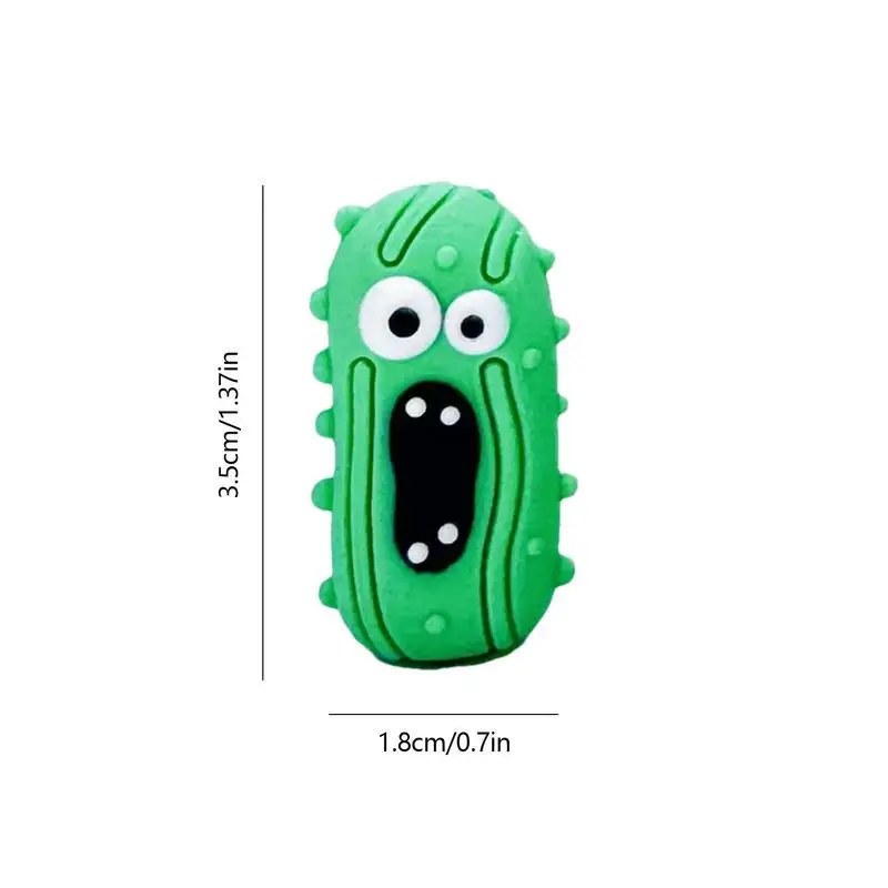 Miniature Screaming Pickle Small Screaming Pickle Cucumber Screaming Pickle Sculpture Decoration 10Pcs For Pickles Lovers