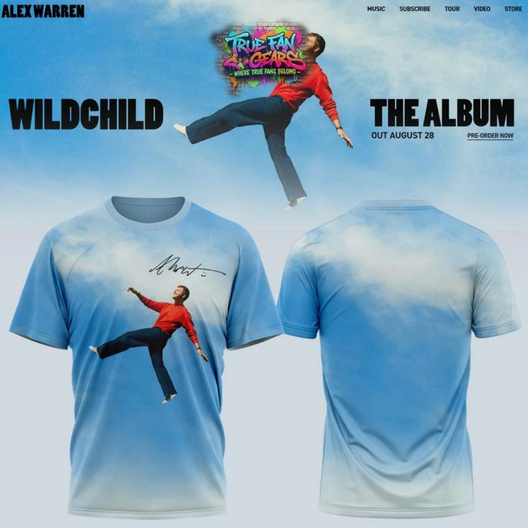 Alex Warren Wildchild Little Orphan Alex Tour 2026 Tee Shirt Summer Music Men's T-Shirt Children's Clothing Tee Y2k Woman ﻿