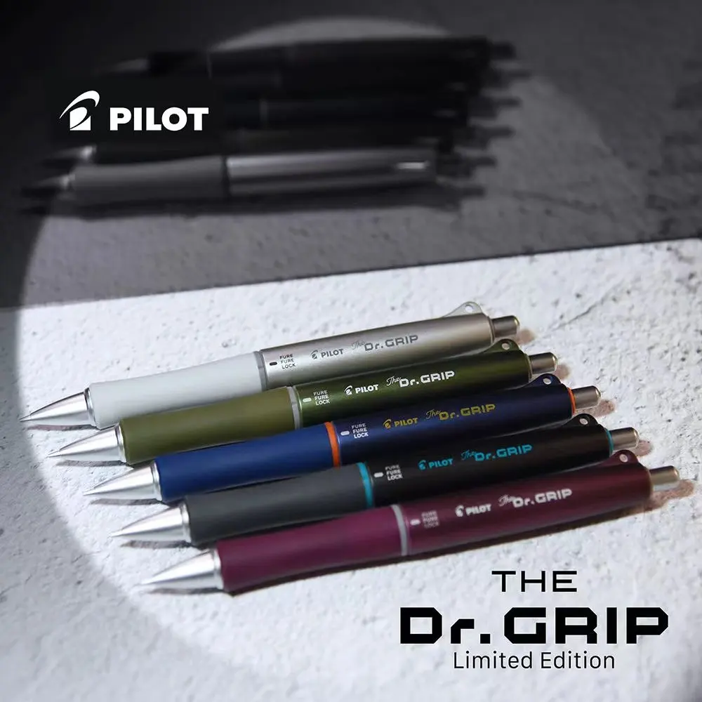 PILOT Dr.GRIP Multi-mode Fatigue Prevention Functional Mechanical Pencil 0.3mm & 0.5mm Lockable Comfortable Doub-lelayer Grip