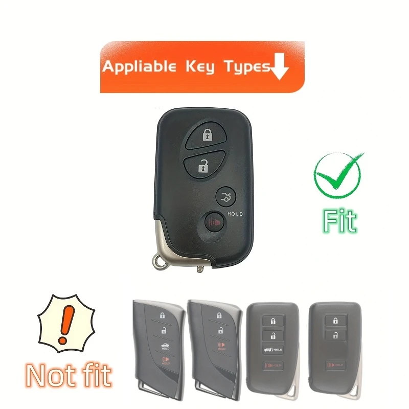 Premium Key Fob Cover for Lexus GX460 RX350 ES350 IS250 GX460 LX570 IS350 GS430 GS300 GS450h Smart Remote Control