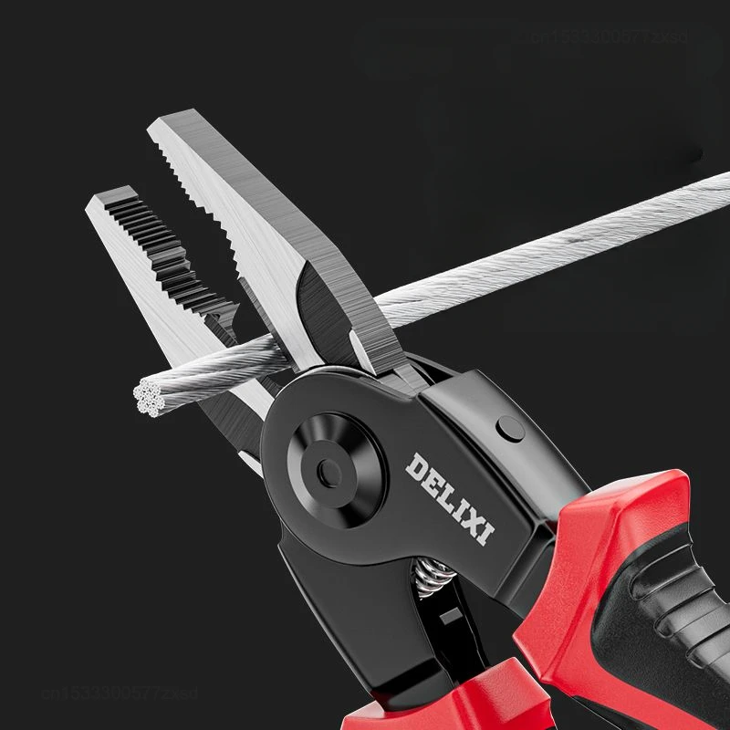 Imagem -05 - Xiaomi Delixi Alicarça Eletricista Agulha Alicatador Nariz Hardware Multifuncional Household Manual Tool Grupo Decapagem do Fio em 1