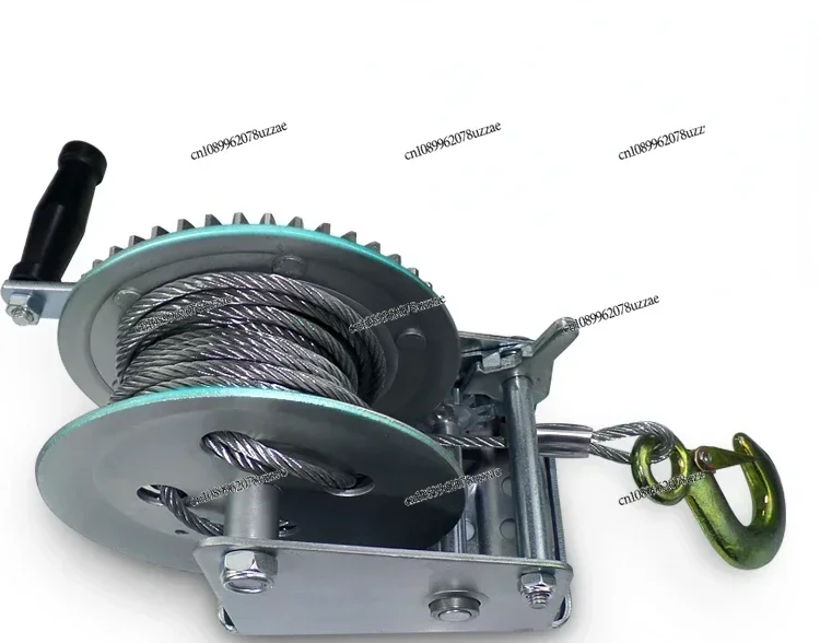 Hand Cranked Winch Bidirectional Self-locking Household Small Manual Winch Wire Rope Small Crane Self-locking