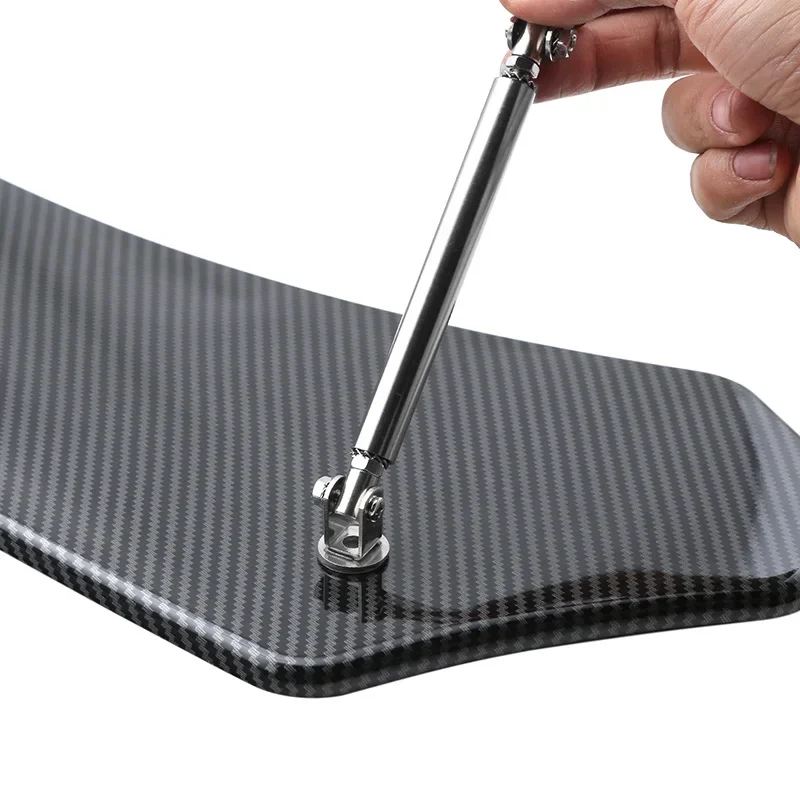 200mm Universelle Auto-Trennstange, Verstellbarer Edelstahl-Frontstoßstangen-Lippen-Stützstangen-Kit für Rennsport, ohne Bohren von Löchern – Detail 9
